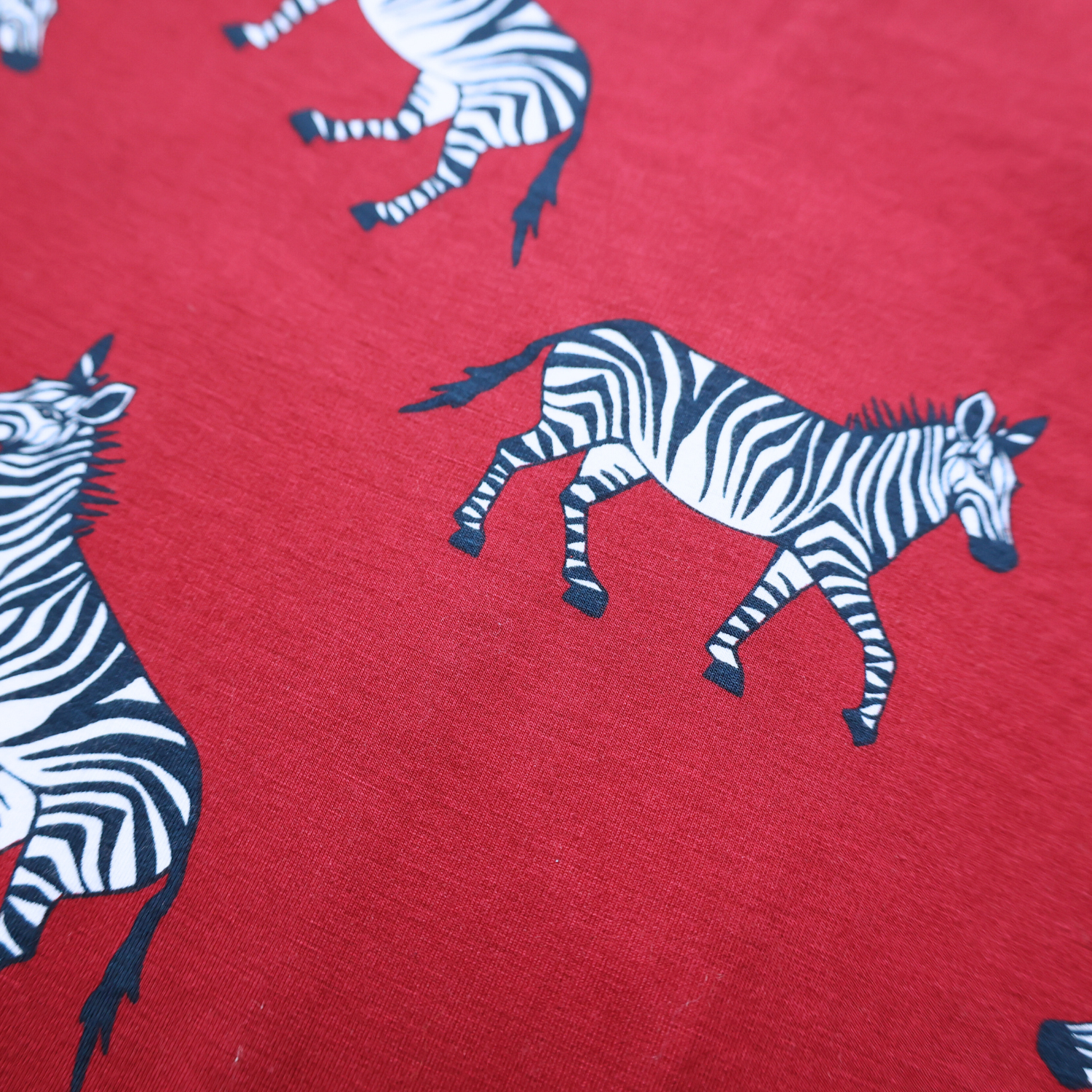 Ensemble de pyjamas pour enfants Burgundy Zebra