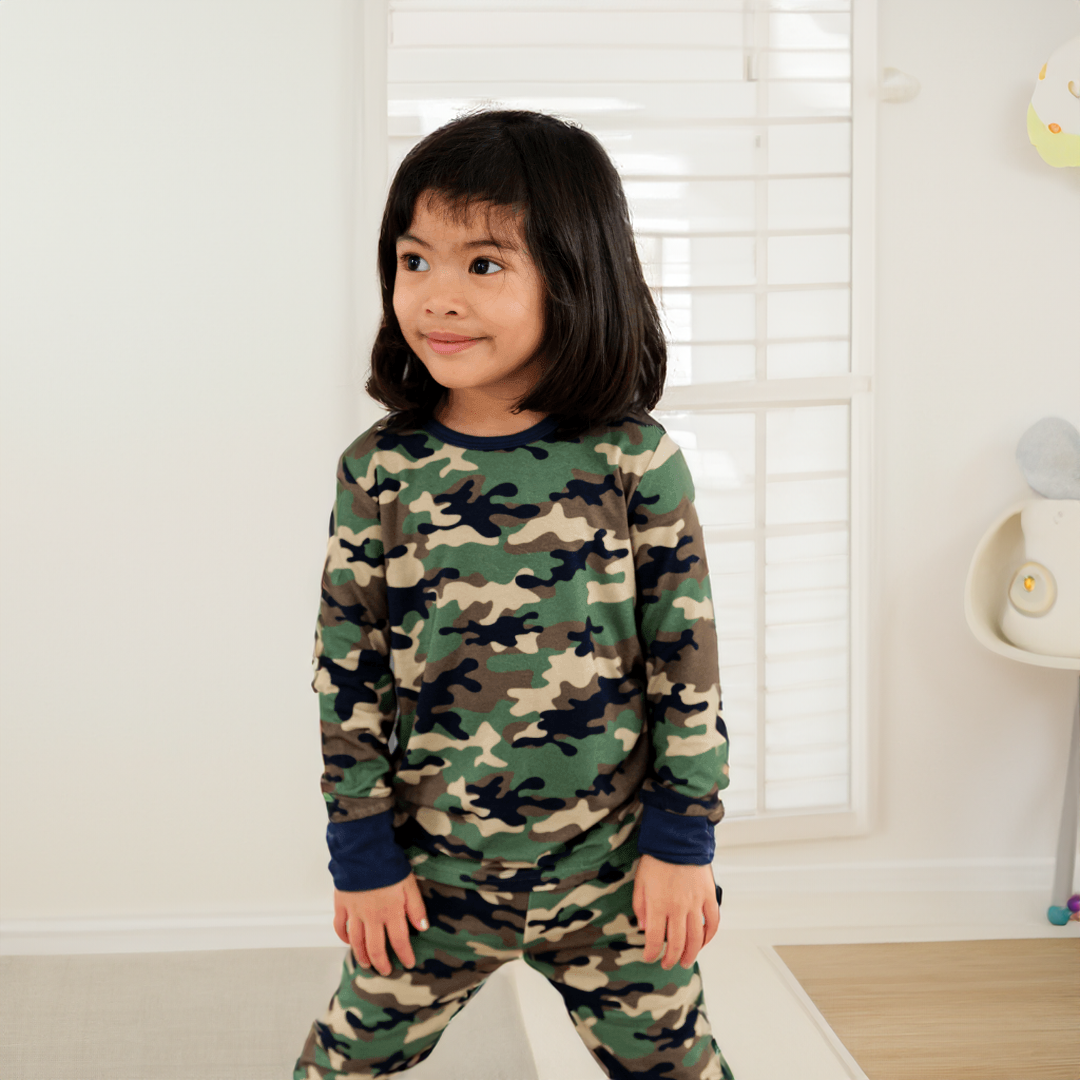 Ensemble pyjama enfant camouflage
